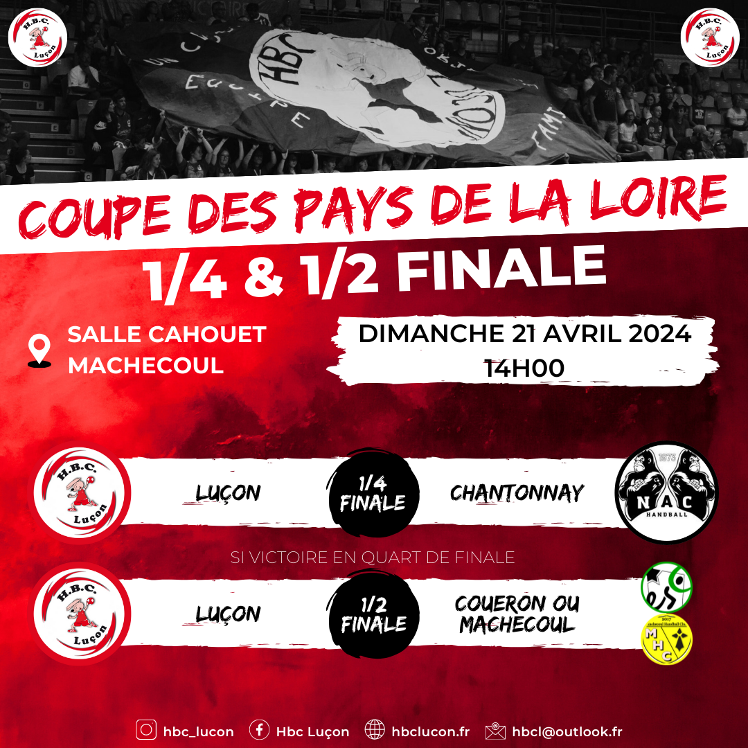 Quart de finale coupe seniors